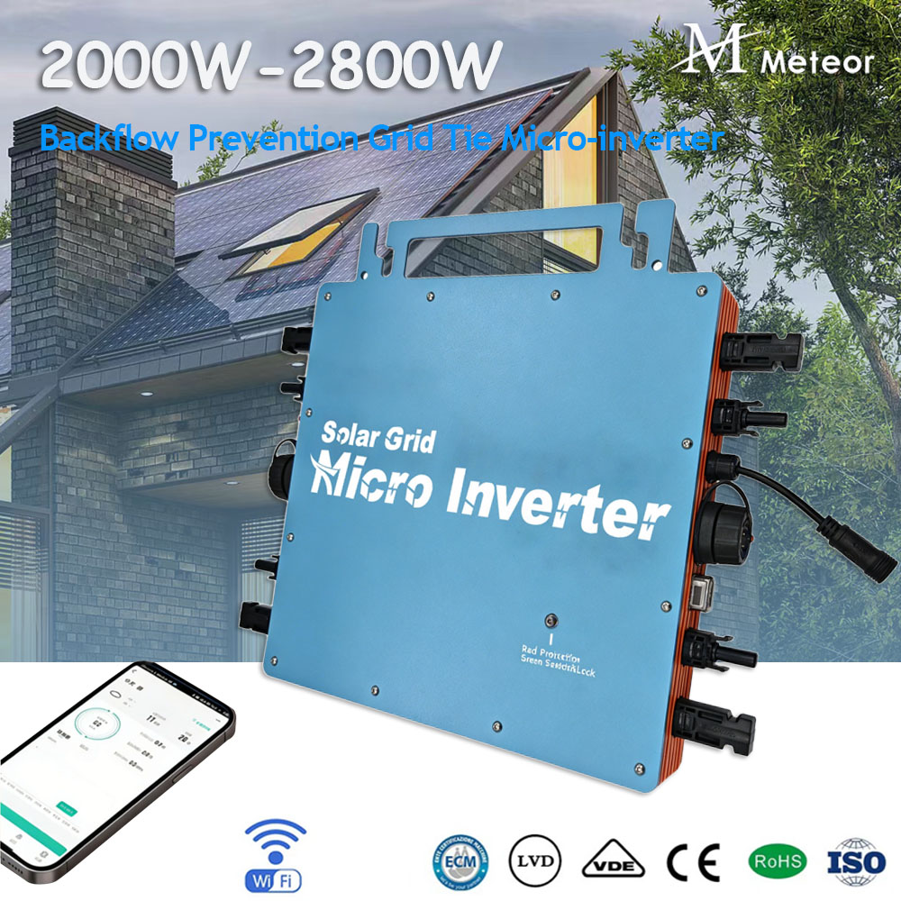Grid Tie Micro Inverter - Terugstroombeveiliging Micro-omvormer met MPPT voor Solar