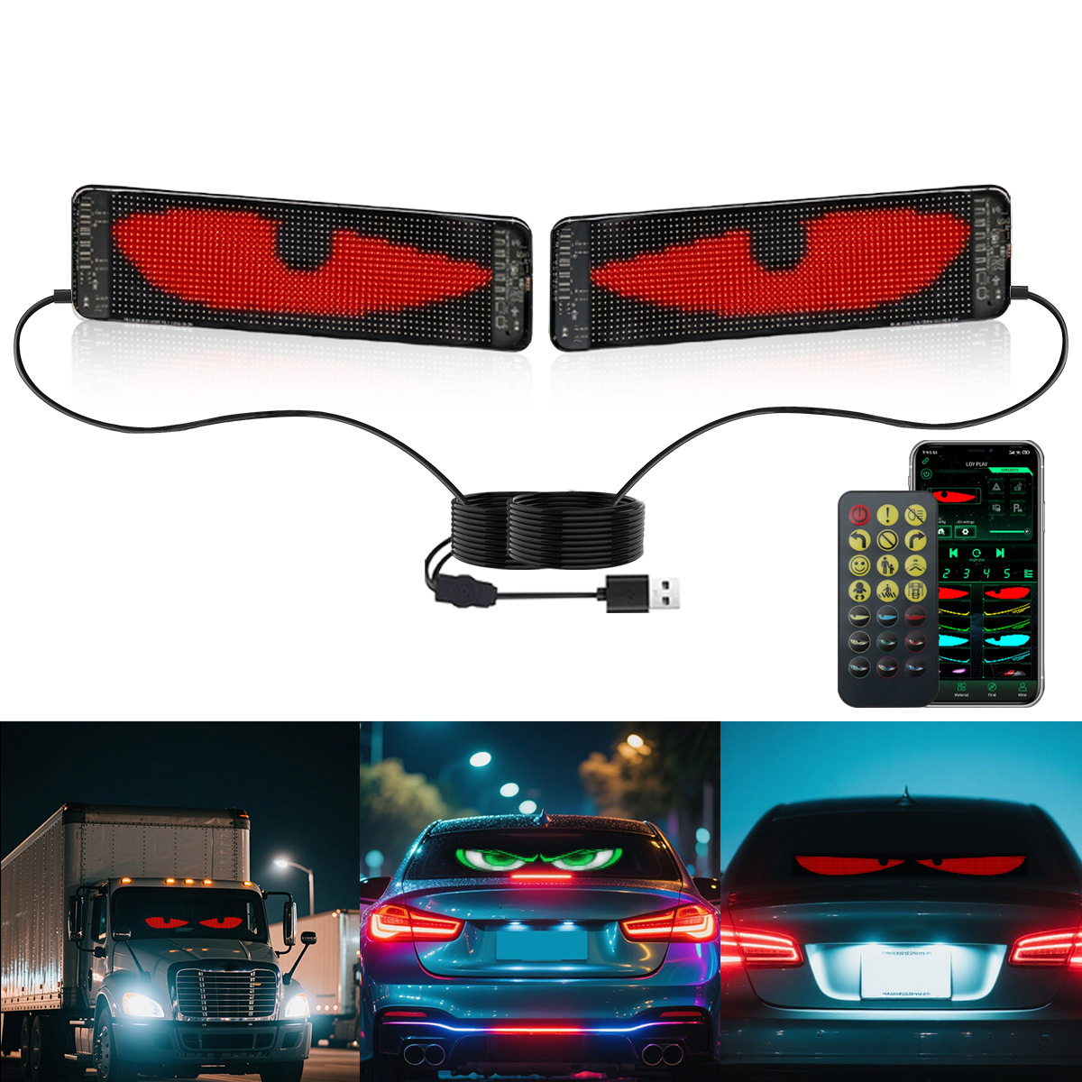 Flexible Solar Panel - LED-auto zacht scherm, in de auto