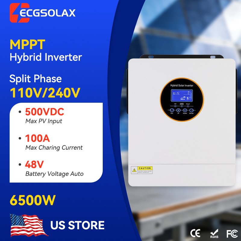 Flexible Solar Panel - ECGSOLAX 6.5KW Hybride Solar Inverter US&EU