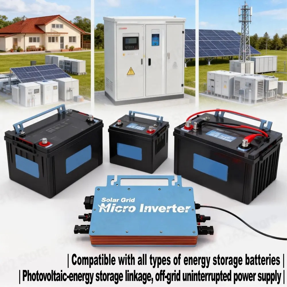 Grid Tie Micro Inverter - 1000W Grid Tie Micro-omvormer Anti-Reverse, Smart