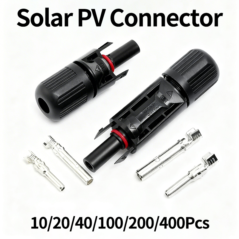 Solar Cable Mc4 Connector - 10/20/40/100/200/400 stuks Solar PV-connectorset – 1000V