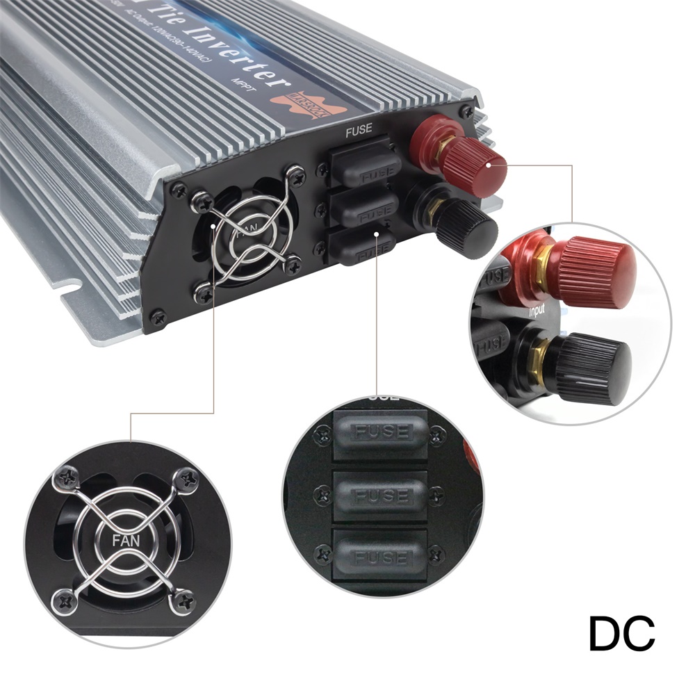 1000-1400W Grid Tie Micro-zonn - Grid Tie Micro Inverter recensie en prijs