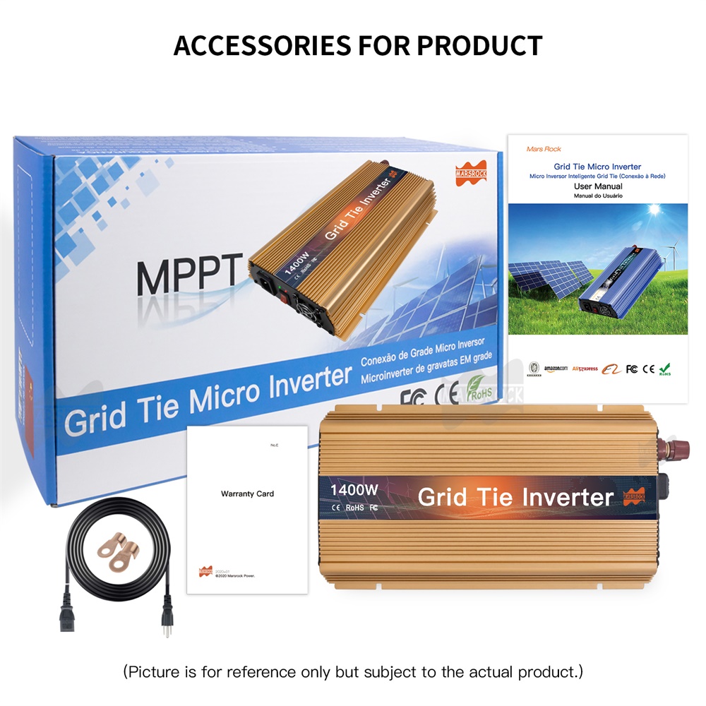 1000-1400W Grid Tie Micro Sola - Grid Tie Micro Inverter recensie en prijs