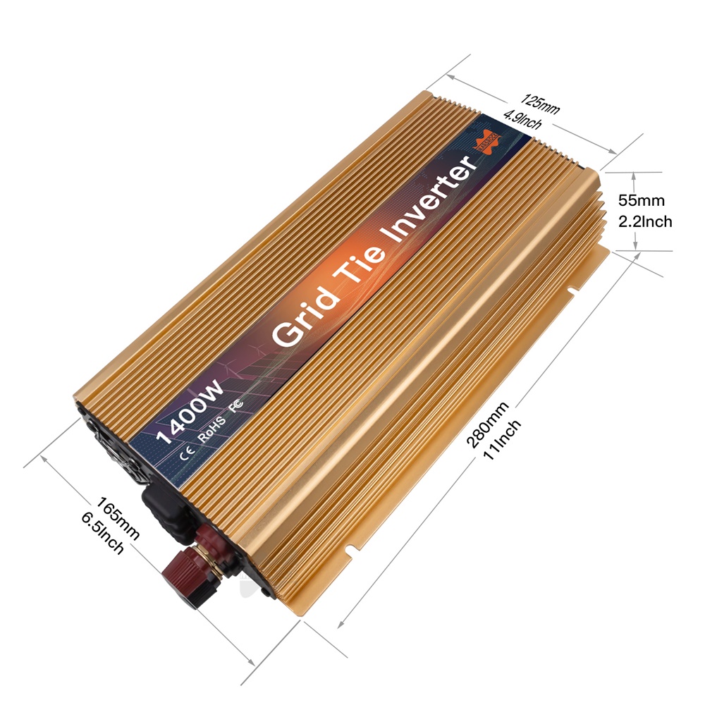 1000-1400W Grid Tie Micro Sola - Grid Tie Micro Inverter recensie en prijs