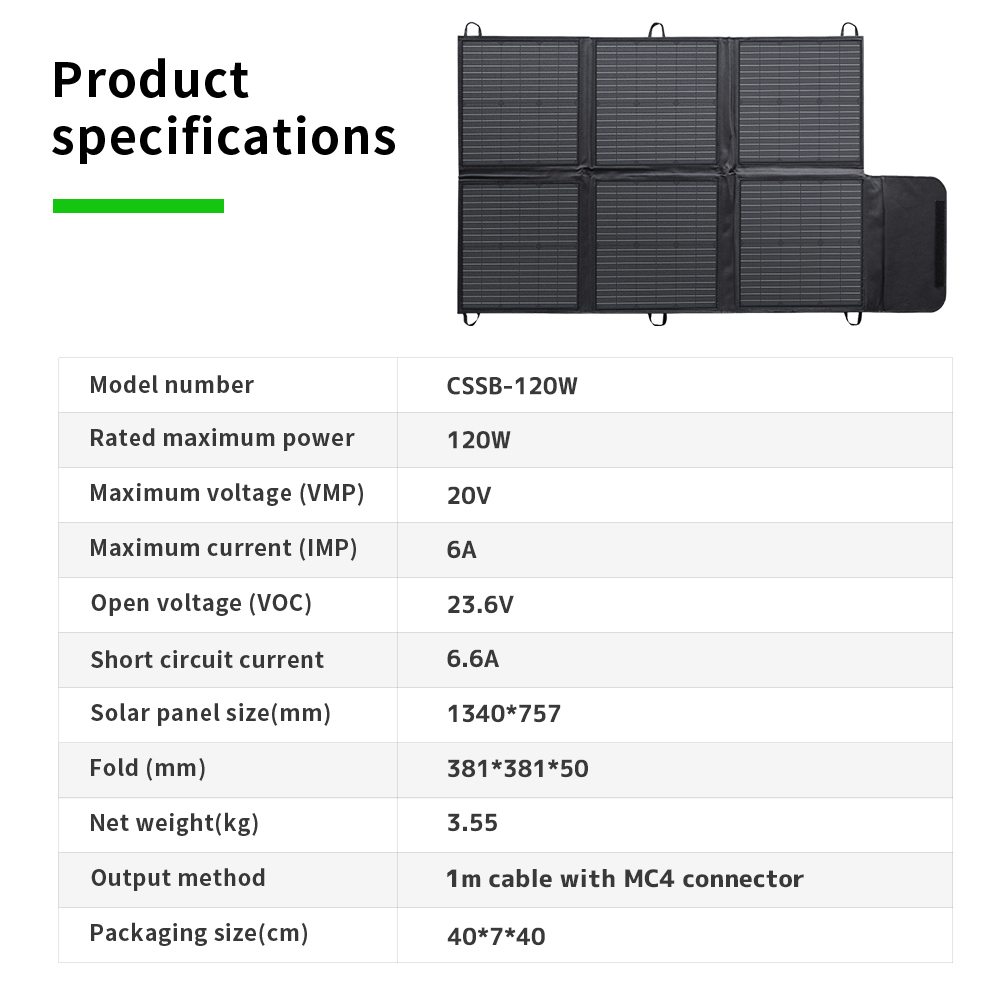 Draagbare 400W 300W 200W 120W  - Flexible Solar Panel recensie en prijs