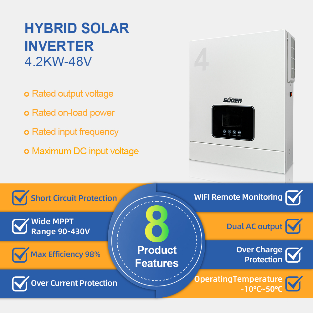Nieuwe 4.2kw 24v 230v off Grid - Pure Sine Wave Inverter recensie en prijs