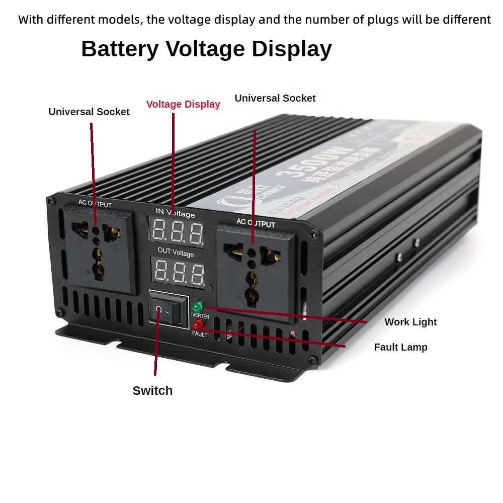 NIEUWE 4000w piekvermogen omvo - Pure Sine Wave Inverter recensie en prijs