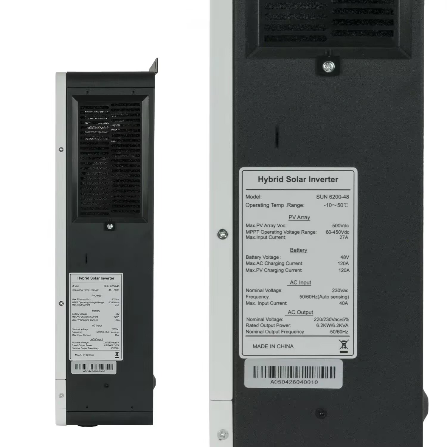 Hybride zonne-omvormer 6,2 kW  - Pure Sine Wave Inverter recensie en prijs