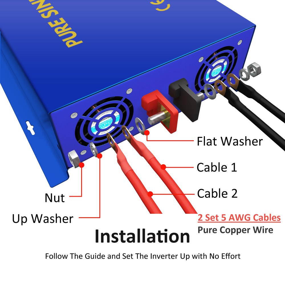 2026 Hot Sale WZRELB 3000W Aut - Pure Sine Wave Inverter recensie en prijs