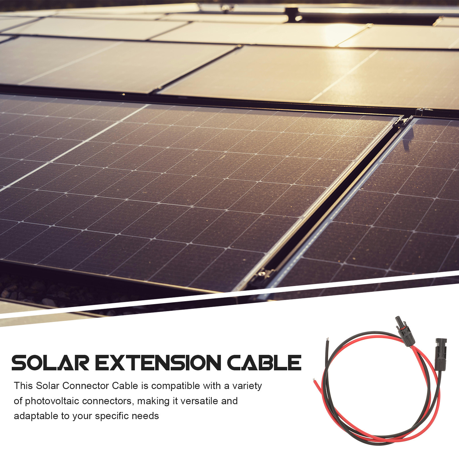 2 stuks zonne-connector kabel  - Solar Cable Mc4 Connector recensie en prijs
