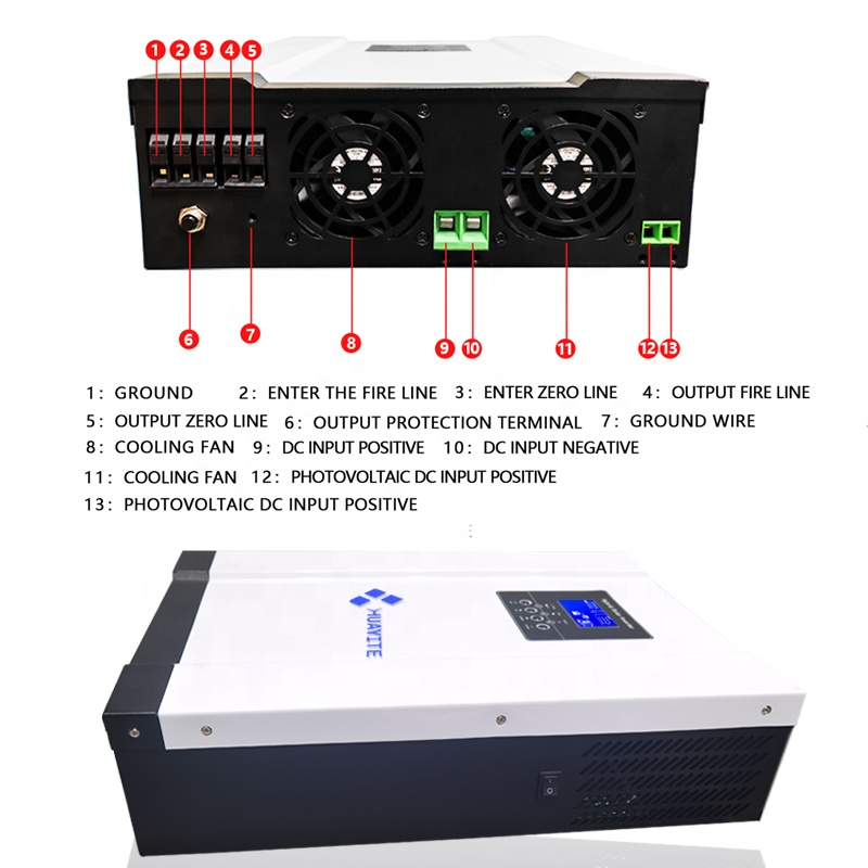5.6KW 3.6KW Hybride Omvormer 4 - Pure Sine Wave Inverter recensie en prijs