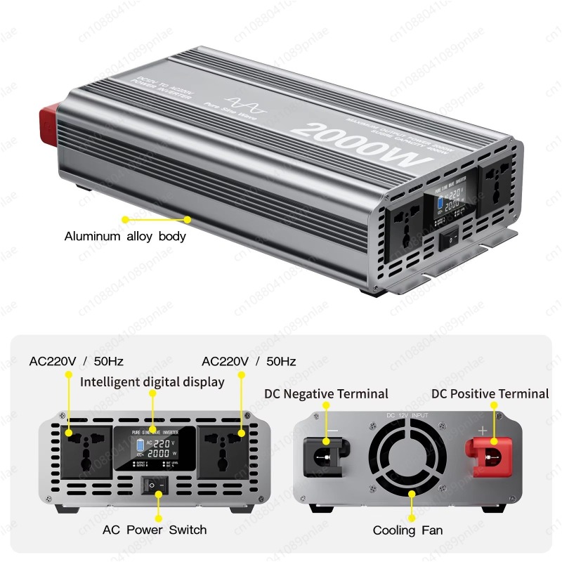 2000W zuivere sinusgolfomvorme - Pure Sine Wave Inverter recensie en prijs