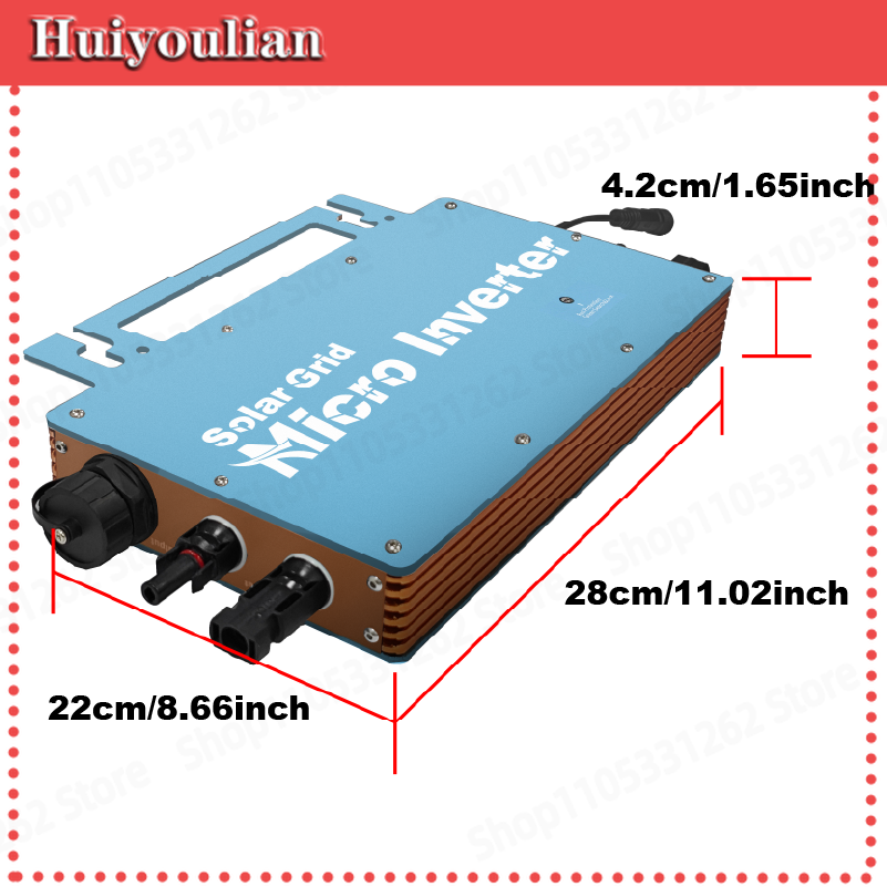 Micro-omvormer 1200W netgekopp - Grid Tie Micro Inverter recensie en prijs