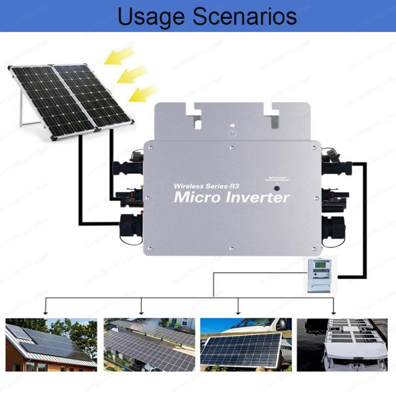 WVC-400W Netgekoppelde Micro-o - Grid Tie Micro Inverter recensie en prijs